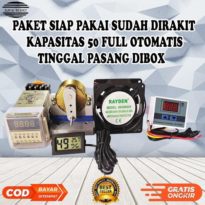 PAKET KOMPONEN MESIN TETAS TELUR FULL OTOMATIS PENETAS TELUR
