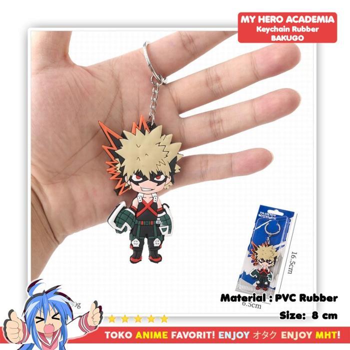 Gantungan Kunci Karet ku no Hero Academia Bakugou Bakugo Katsuki Nendo Nendoroid Pose My Hero