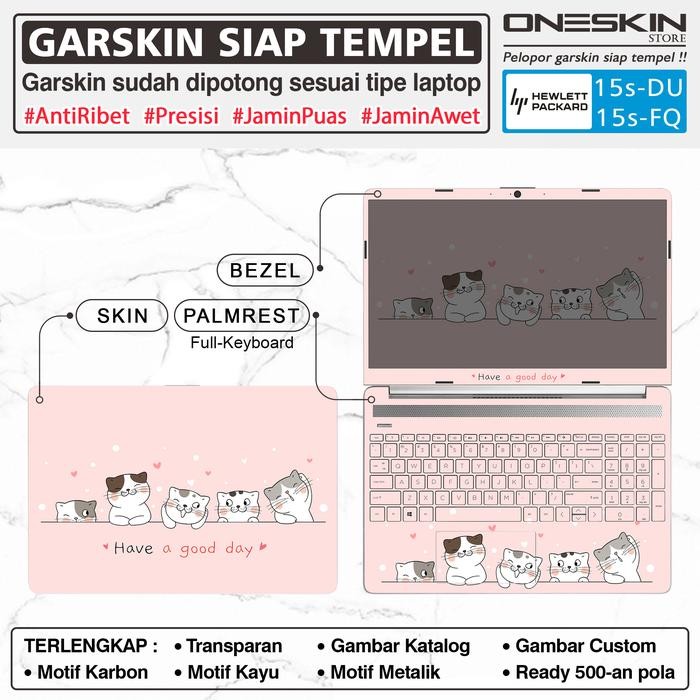 NEW PRODUK GARSKIN STICKER LAPTOP HP 15S-FQ FQ1131TU FQ2503TU FQ2642TU FULL BODY WITANI63