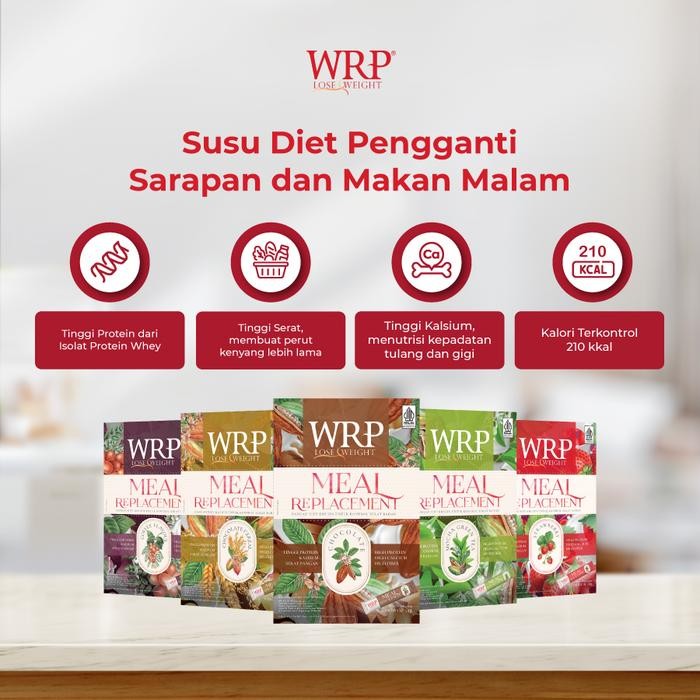 

Mamiseler45 - Wrp Meal Replacement Mocha Greentea 324G - Pengganti Makan Sehat