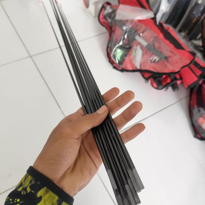 Ujung Tegek Bahan Carbon Action Hard 60cm