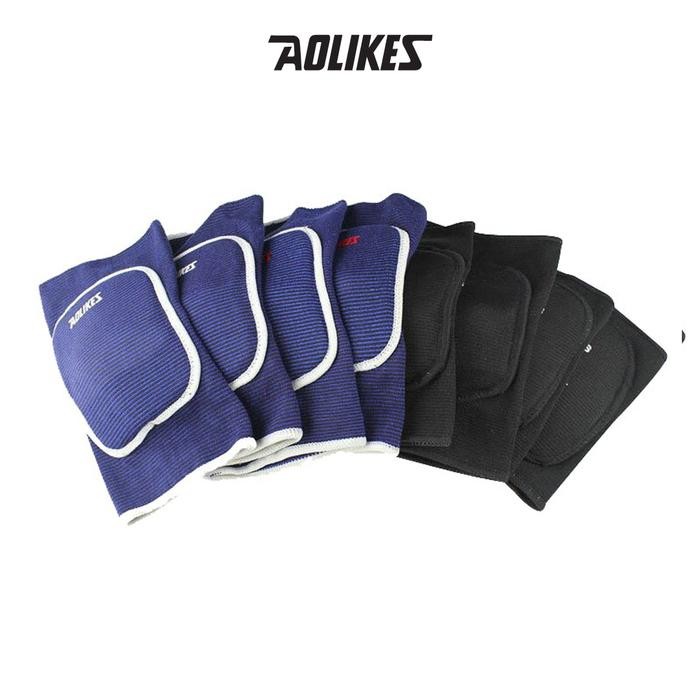 Aolikes 219 Knee Protector Pad Kid - Pelindung Lutut Deker Voli Anak - Black