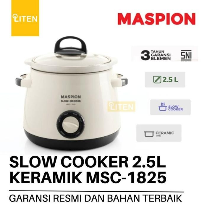 Maspion Slow Cooker Msc 1825. Msc1825