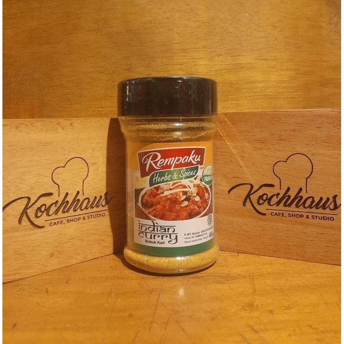 

Stok Baru Rempaku Indian Curry 65gr Bubuk Kari Pure & Natural Halal Herbs Spices