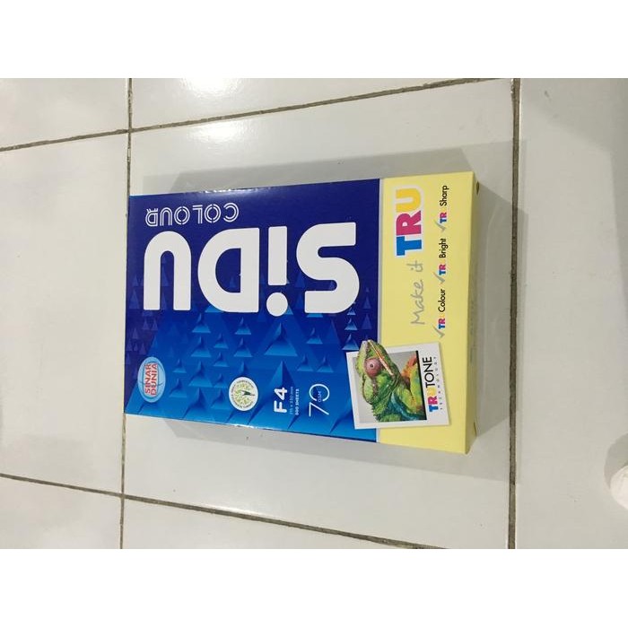 

Kertas Hvs Sidu F4 - 70 Warna Kuning