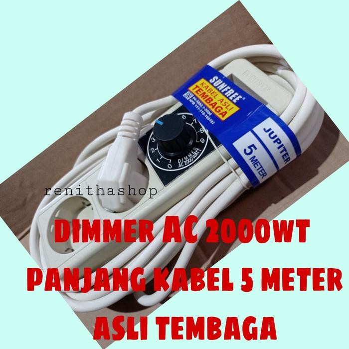 DIMMER AC 2000 WATT PENGATUR KECEPATAN