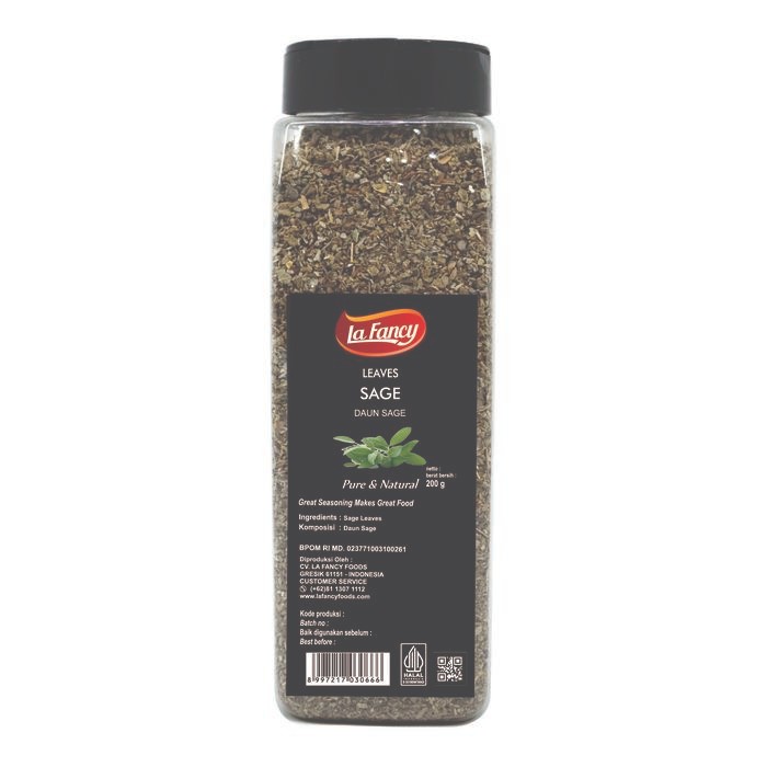 

TERLARIS La Fancy FoDaun Sage 100% Murni 130gr READY STOCK