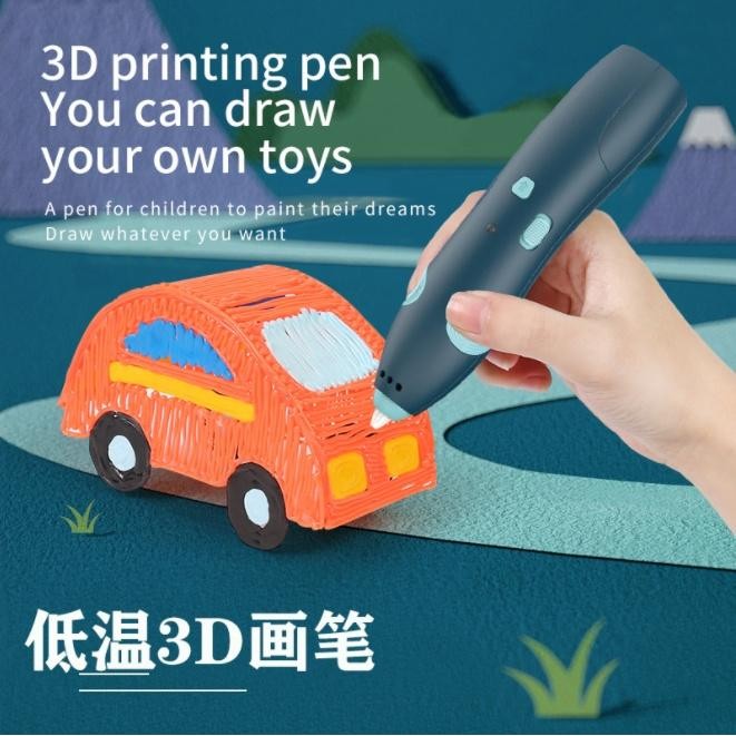 

24HCod Wireless 3D Printing Pen 3D Printer Arts Pen Making Doodle Arts Crafts-Temperatur Rendah Free