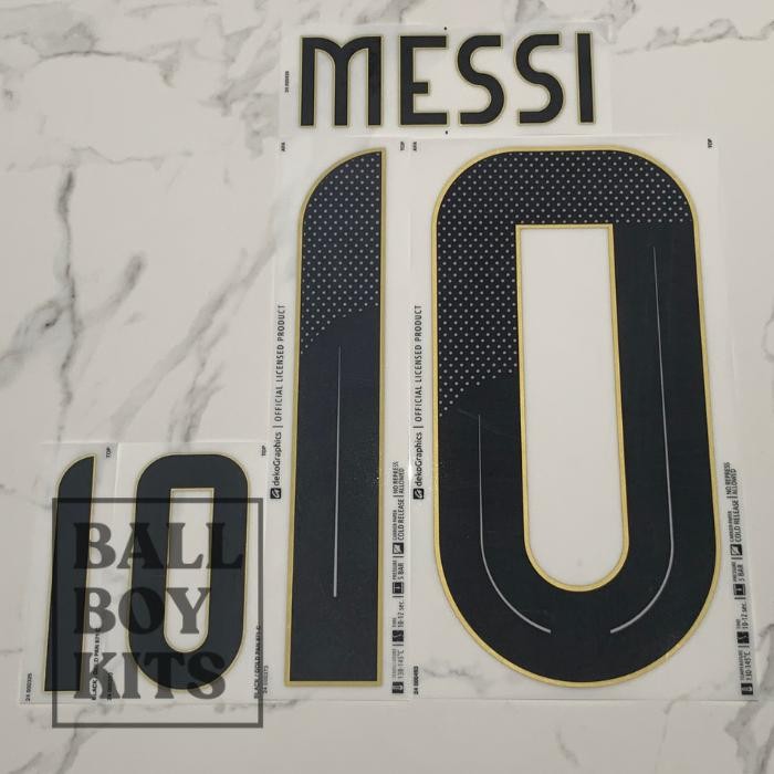 Original #10 Messi Argentinaaa Home 2024-2025 Nameset best seller