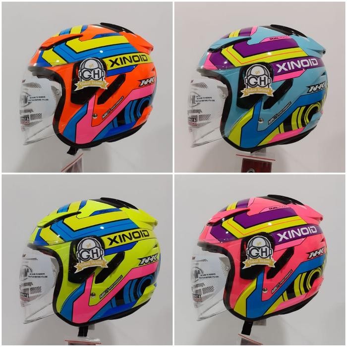 Pilihan- Helm Nhk R1 Xinoid Nhk R-1 Xinoid Double Visor Nhk Xinoid Nhk Helm