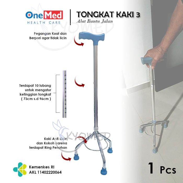 Tongkat Kaki 3 , Alat Bantu Jalan, Tongkat Jalan