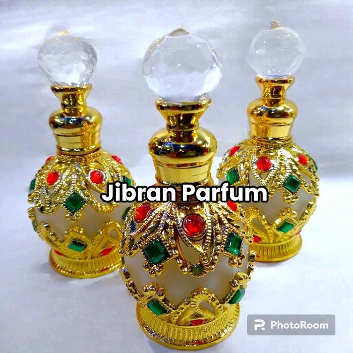 CUCI GUDANG minyak wangi King cobra Asli Original Non alkohol botol antik Perfume QF462