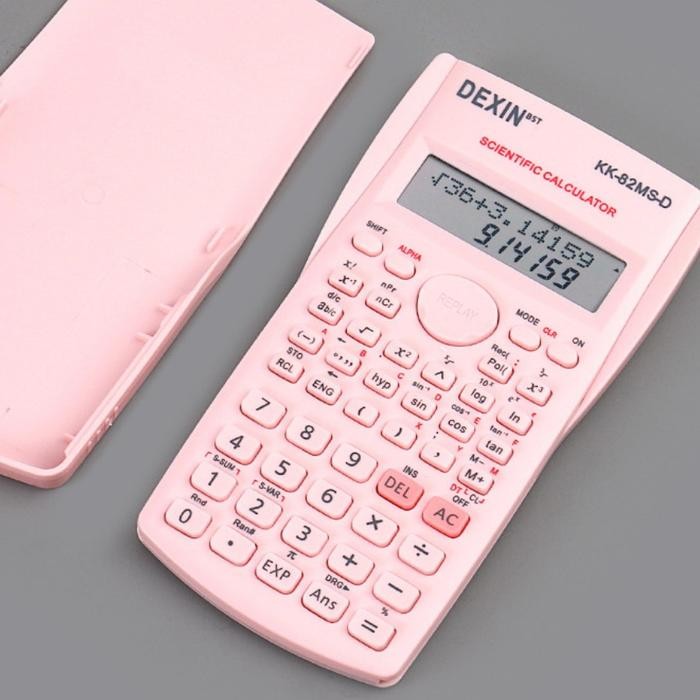 

TOPER Kalkulator Ilmiah Scientific Calculator Sin Cos Tan Function Aesthetic Estetik Lucu Warna