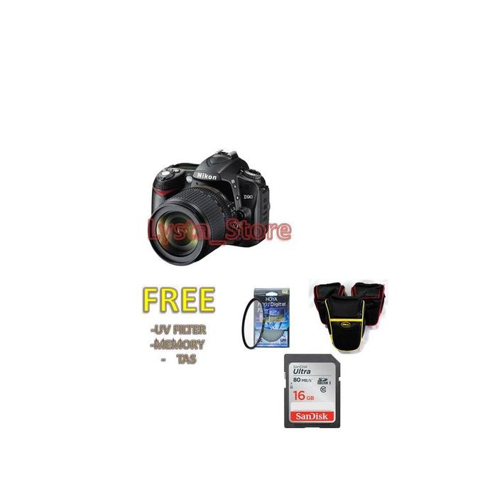 NIKON D90 KIT 18-105 MM / KAMERA NIKON D90 BARU GARANSI DISTRIBUTOR Shopeseler