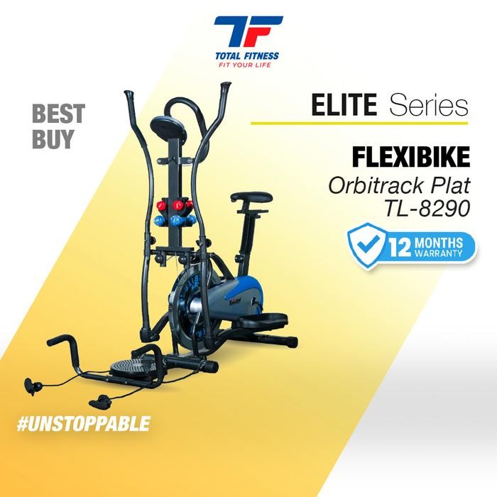 TOTAL FITNESS ALAT FITNESS BIKE ORBITRACK ELLIPTICAL CROSSTRAINER