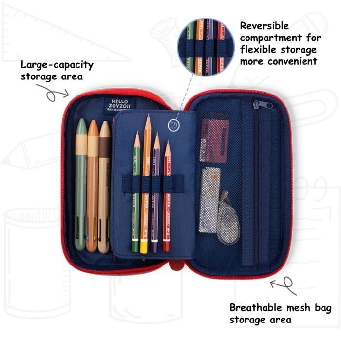 

ZOYZOII PENCIL CASE GIFT FOR CHILDREN PENCIL CASE PENCIL BOX KOTAK PEN