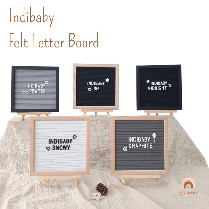 

NEW PRODUK INDIBABY FELT LETTER BOARD TUTI FRUITY