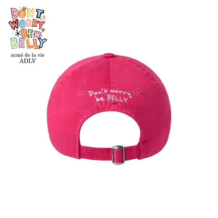 ADLV Clover Belly Ball Cap Pink - Topi Branded Original Wanita Pria Korea Acme de la vie