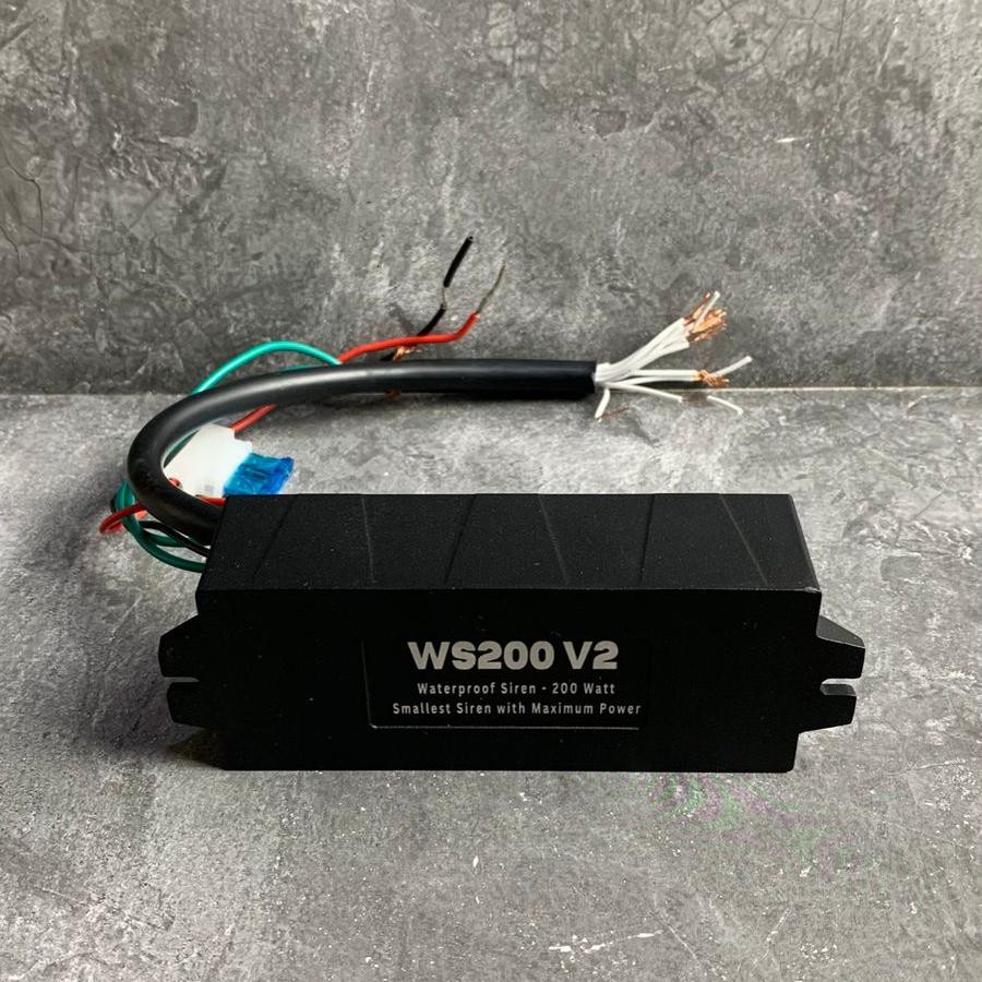 WS200 Waterproof siren switch 200 watt sirine motor alternatif wpa wpm