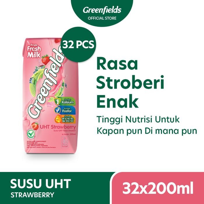 

Pilihan- [Lebih Hemat] Susu Greenfields Uht Strawberry 200Ml X 1Karton
