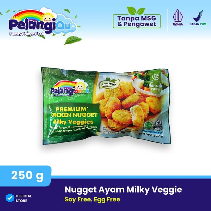 

Pilihan- Nugget Ayam Susu Sayur Pelangi Nugget Halal Non Msg & Non Pengawet
