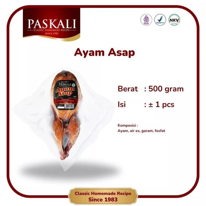 

Pilihan- Ayam Asap 1 Ekor Paskali 500 Gram