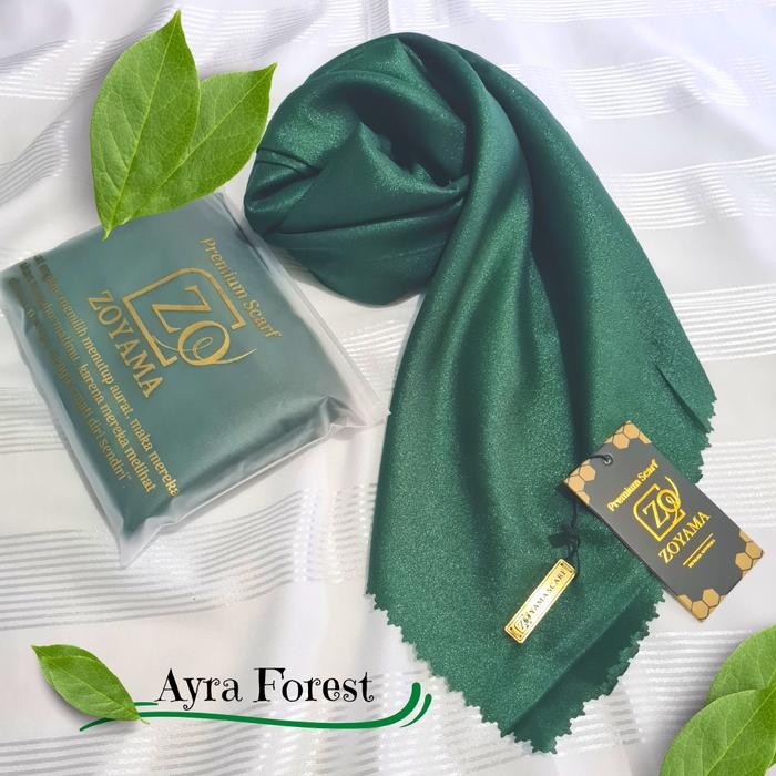 SIAPKIRIM ZOYAMA Ayra Hijab Segiempat Glowing Syari- Jilbab Segi Empat JUMBO Glitter 130x130