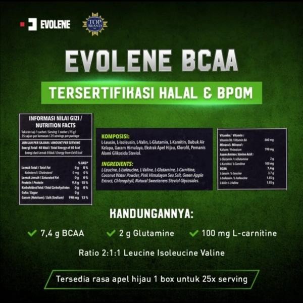 EVOLENE BCAA 25 SACHET RECOVERY