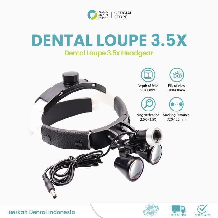 

Dental Loupe Headgear Headband Led