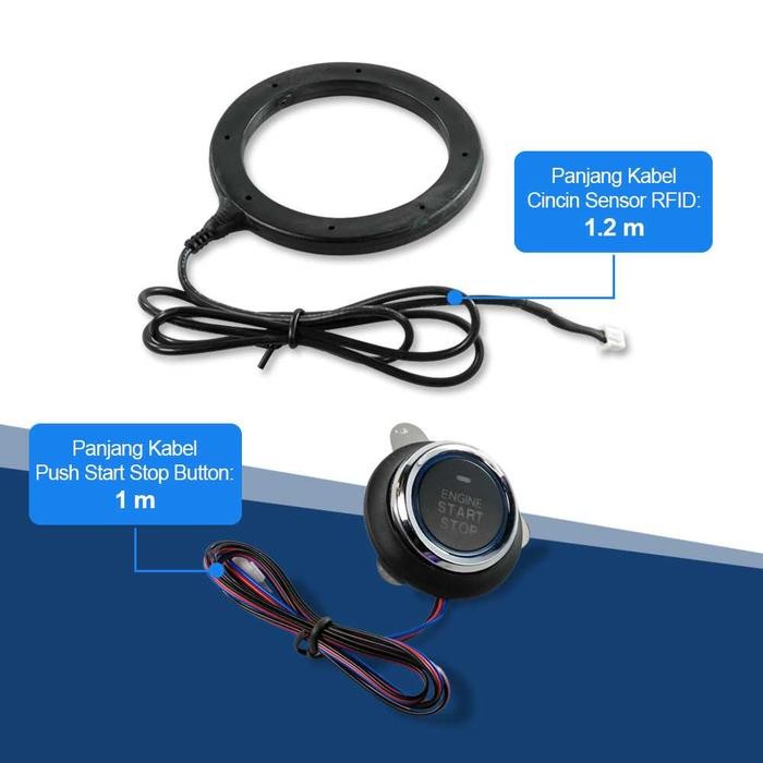 tombol St stop engine Mobil System Keyless - avanza / calya / agya / brio xenia ayla datsun livina