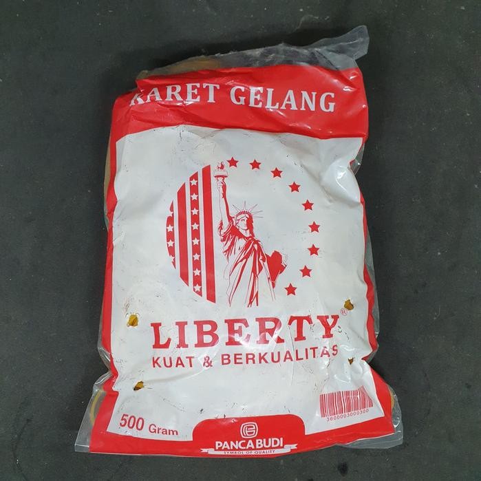 

New Karet Gelang Kuning merk Liberty 500 gram