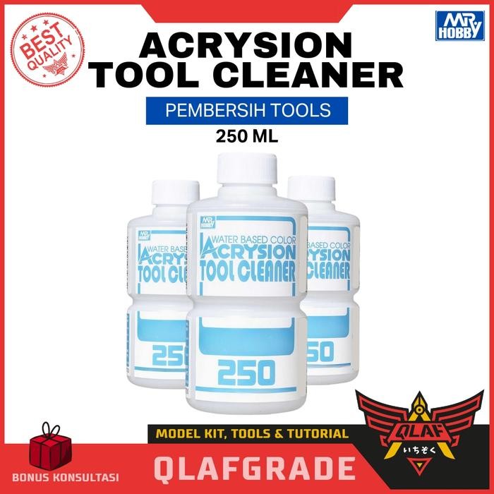 

Pembersih Acrylic Acrysion Tool Cleaner 250ml untuk Airbrush, Kuas, dan Paint Tray - Alat