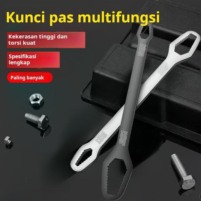 New Kunci pas serbaguna, kunci pas bunga plum ujung terbuka serbaguna, kunci pas pengencang