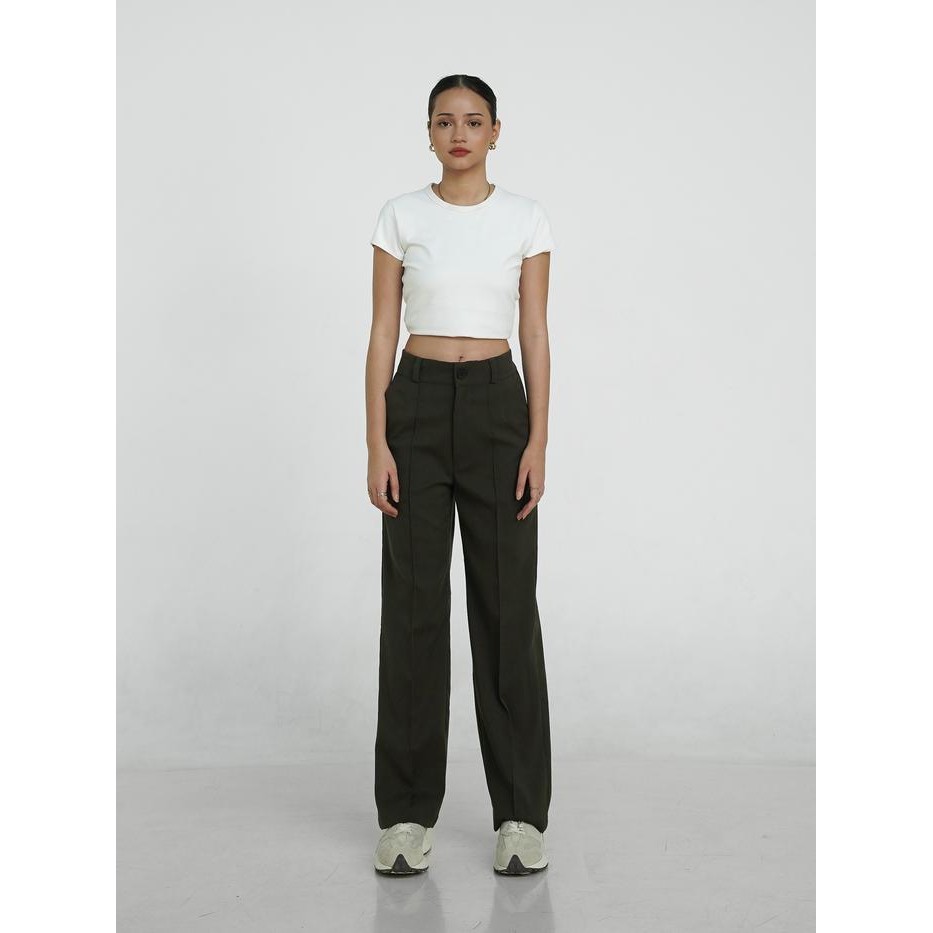 KAIAHATI - Calia Long Trousers Olive