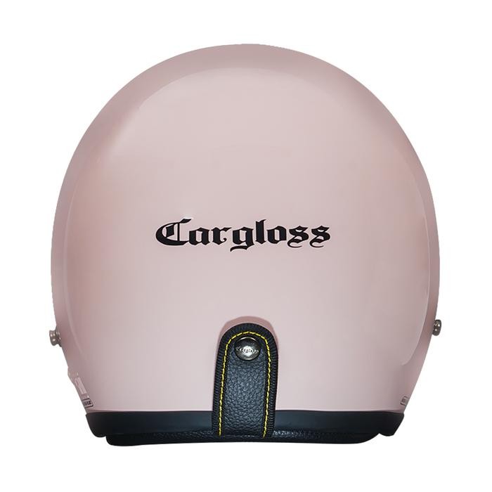 Pilihan- Cargloss Cfm Retro Helm Half Face - Pale Pink