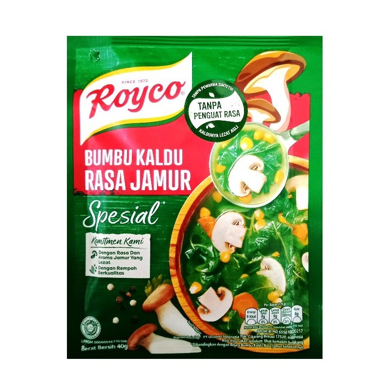 

S37503 ROYCO KALDU RASA JAMUR PENYEDAP RASA 36GR POUCH MAJU BERSAMA (20250910)