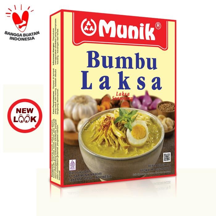 

Stok Baru Bumbu Munik Laksa Munik - 70 gr