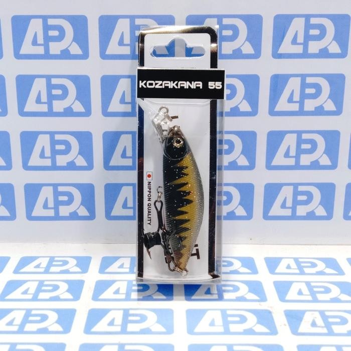 TOMIGO KOZAKANA 55MM 6.8G SLOW SINKING COLOR KINKURO (TERBAIK) (TERBARU) (TERMURAH)