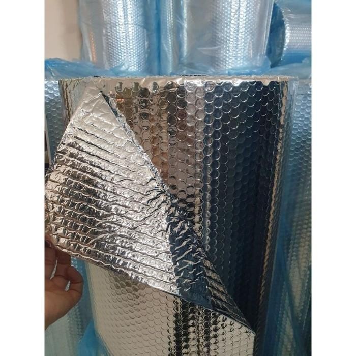 Aluminium Foil Bubble Alumunium Double Side Buble Per Roll 1,2 X 25 M