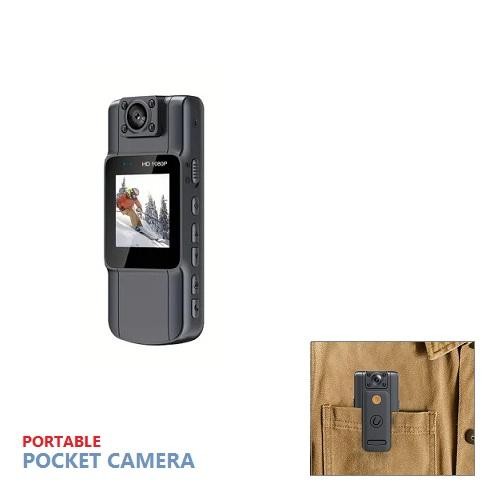 Mini Portable Camera Night Vision With LCD HD 2K 4K WIFI - Kamera Mini Wireless - Spy Camera