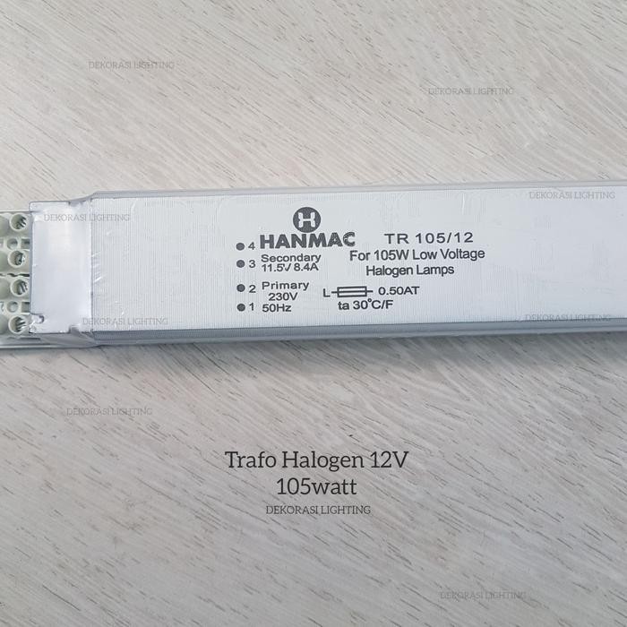 Limited Trafo Driver Transformer 12Volt Ac Halogen Pijar Led 50Watt 105Watt Terlariss 