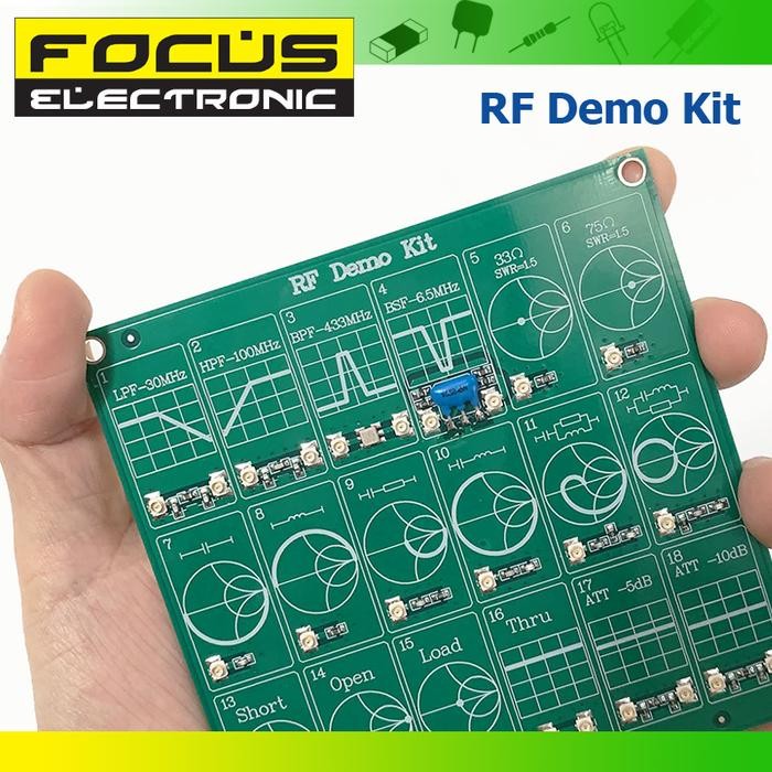 RF Demo Kit for NanoVNA Test Board Nano VNA Reference Open Load Short