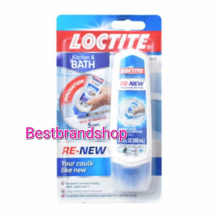 LOCTITE SEALANT KITCHEN BATH RE-NEW CAULIK LOCTITE KITCHEN BATH 3.3 OZ