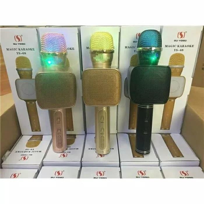 Ready Mic bluetooth YS68/mic wireless bluetooth karaoke ys68