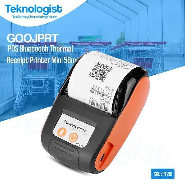 Ready Printer Kasir Thermal Bluetooth Printer Struk Kasir Portable