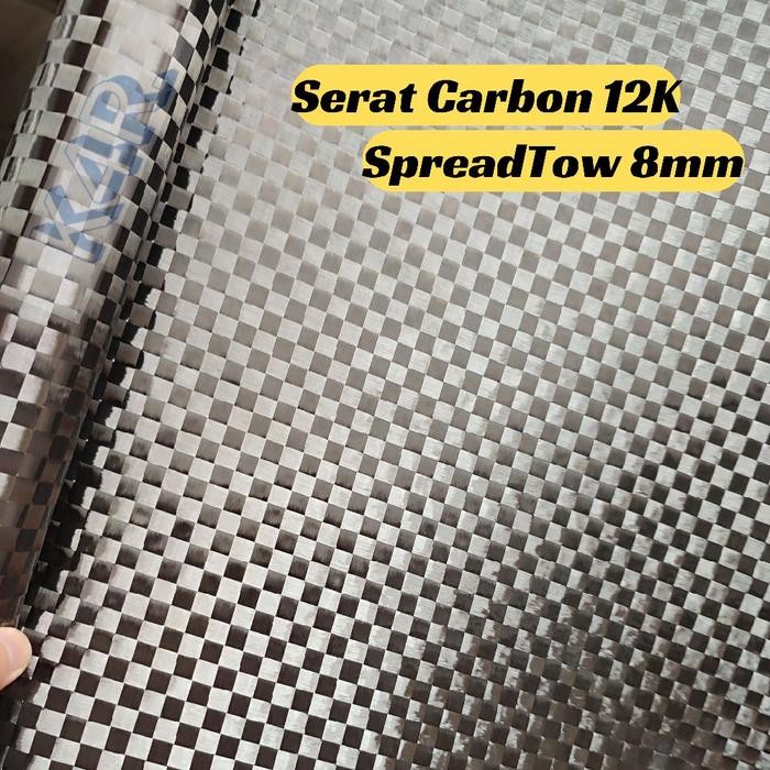 Serat Carbon Asli Motif Spreadtow 12K