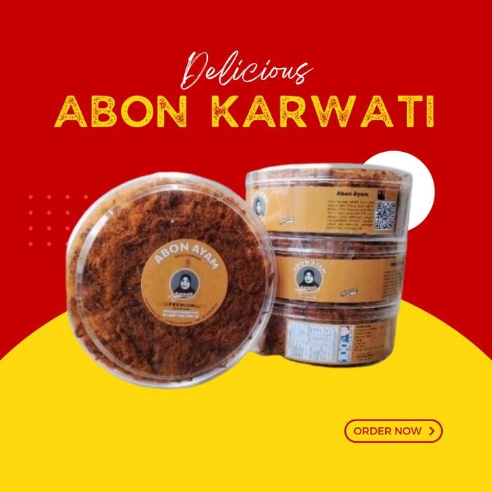 New Abon Ayam Karwati Gepuk Sapi Kering Karwati Abon Karwati