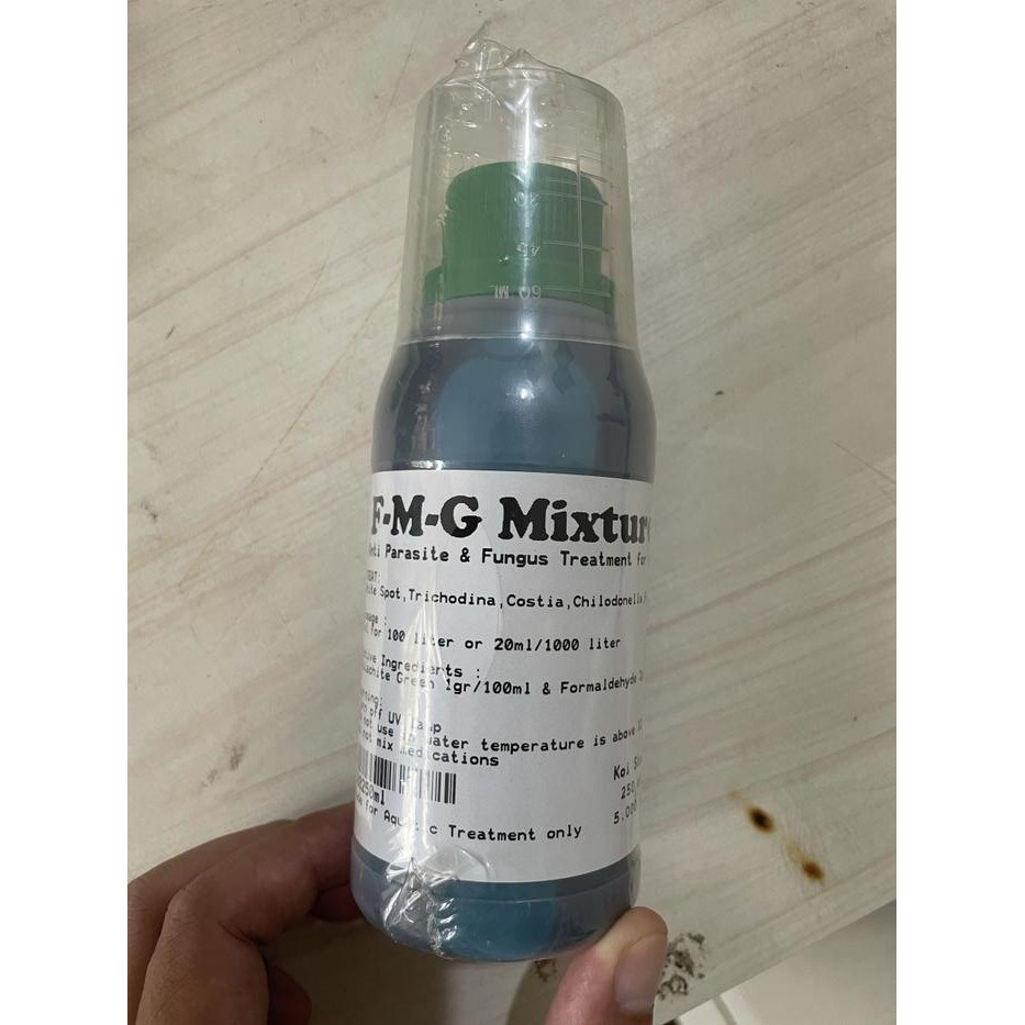 FMG MIXTURE OBAT JAMUR IKAN KOI ANTI PARASIT WHITE SPOT