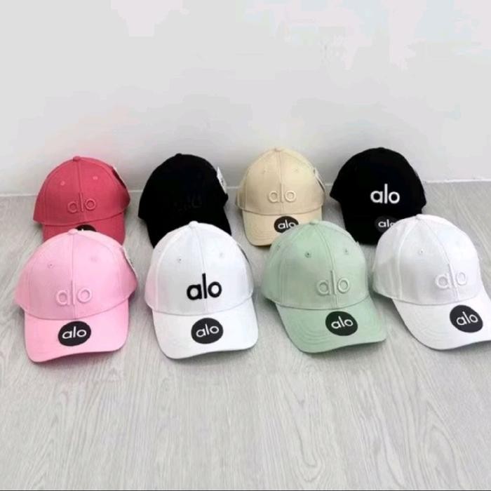 Topi Alo Yoga Basic Caps Original All Colour Caps / Topi Baseball Alo Yoga Caps Original Cream Caps