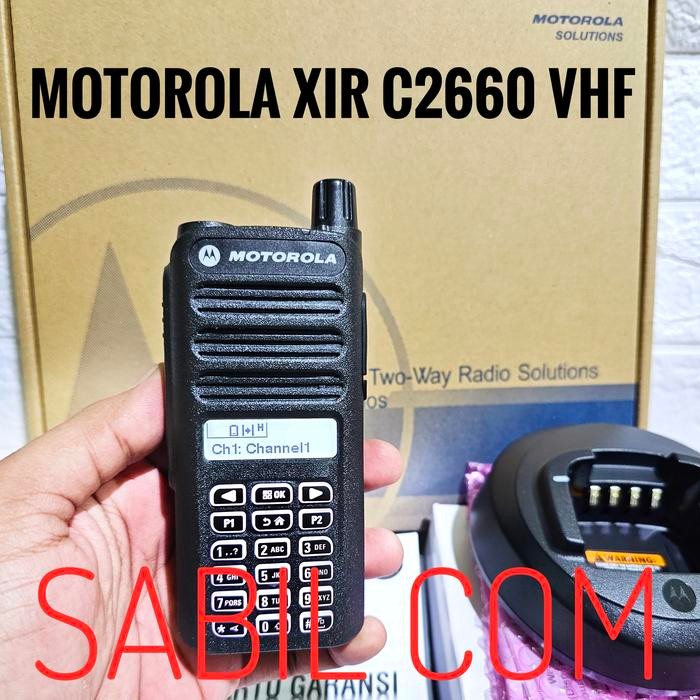MOTOROLA XIR C2660 VHF 136-174 MHZ ORI HT XIR C2660 VHF ANALOG DIGITAL